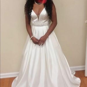 White Sherri Hill Gown